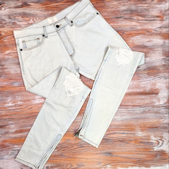 Syndicate Jeans Men's Size 32 Ankle Zip - Picture 1 of 15